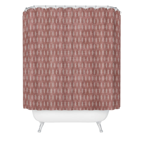 Holli Zollinger UMBRA IKAT MARSALA Shower Curtain