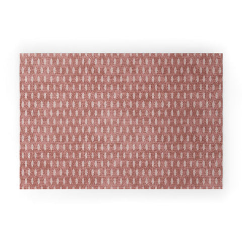 Holli Zollinger UMBRA IKAT MARSALA Welcome Mat