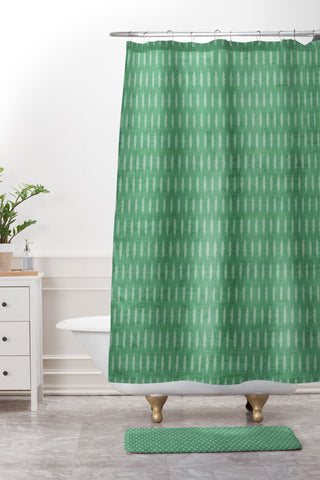 Holli Zollinger UMBRA IKAT Shower Curtain And Mat