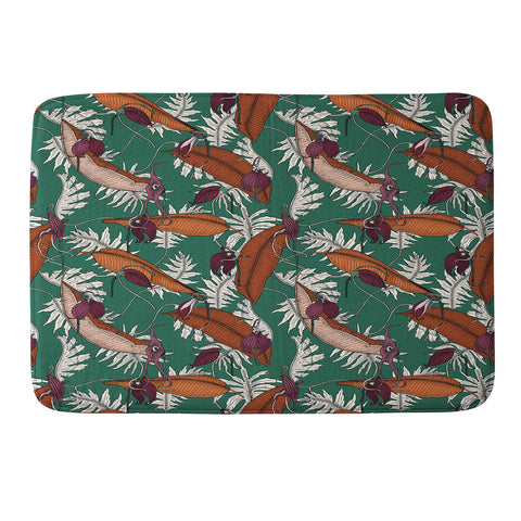 Holli Zollinger URBAN JUNGLE ORCHID Memory Foam Bath Mat