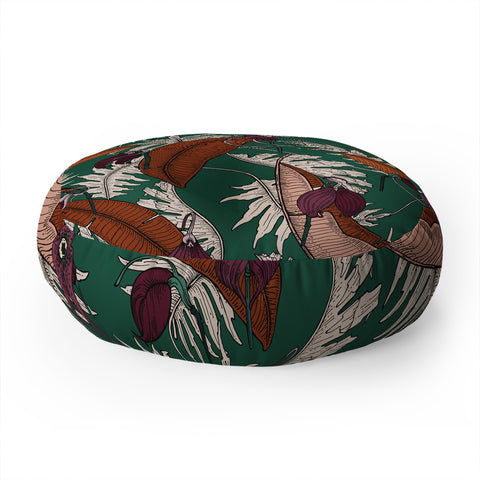 Holli Zollinger URBAN JUNGLE ORCHID Floor Pillow Round