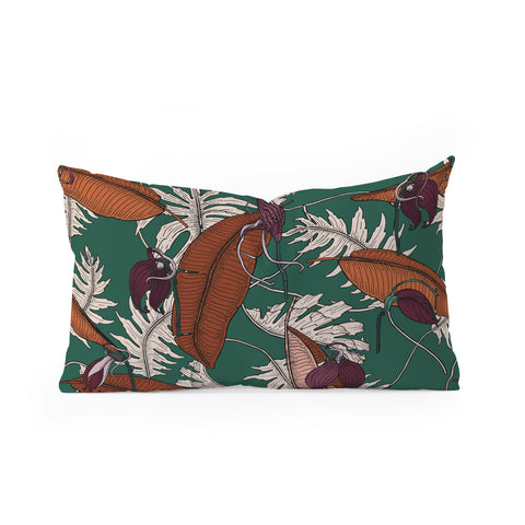 Holli Zollinger URBAN JUNGLE ORCHID Oblong Throw Pillow