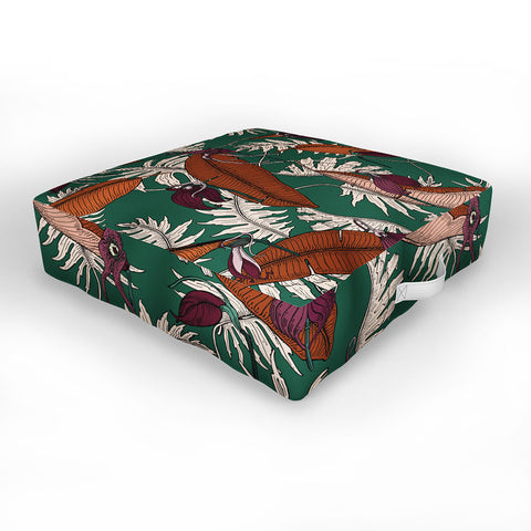 Holli Zollinger URBAN JUNGLE ORCHID Outdoor Floor Cushion