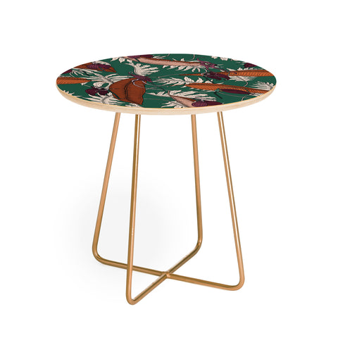 Holli Zollinger URBAN JUNGLE ORCHID Round Side Table
