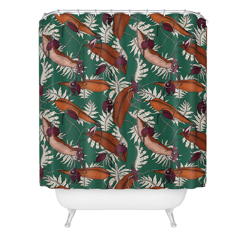 Holli Zollinger URBAN JUNGLE ORCHID Shower Curtain