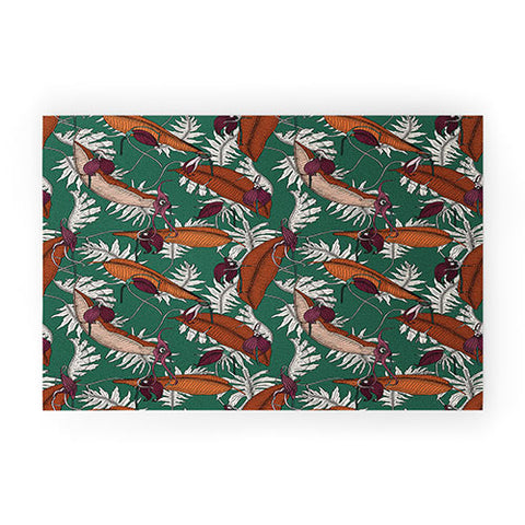 Holli Zollinger URBAN JUNGLE ORCHID Welcome Mat