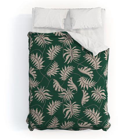 Holli Zollinger URBAN JUNGLE PALM Comforter