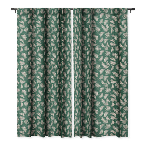 Holli Zollinger URBAN JUNGLE PALM Blackout Window Curtain