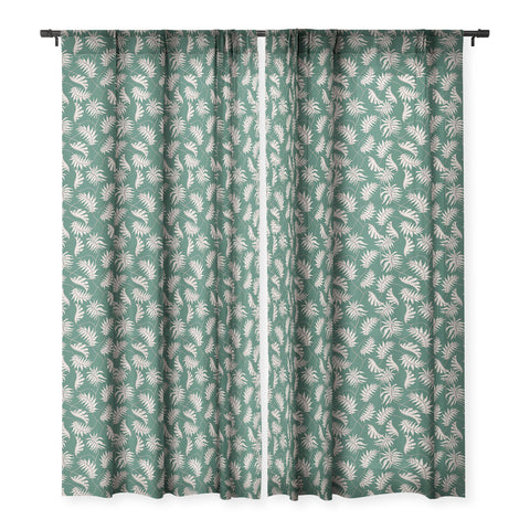 Holli Zollinger URBAN JUNGLE PALM Sheer Window Curtain