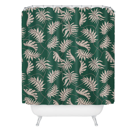 Holli Zollinger URBAN JUNGLE PALM Shower Curtain
