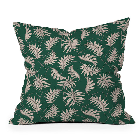Holli Zollinger URBAN JUNGLE PALM Throw Pillow