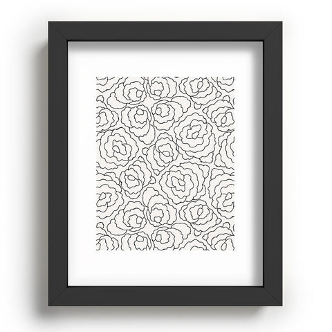 Holli Zollinger VELVET FLORAL Recessed Framing Rectangle
