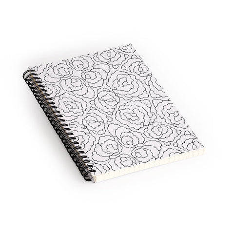 Holli Zollinger VELVET FLORAL Spiral Notebook