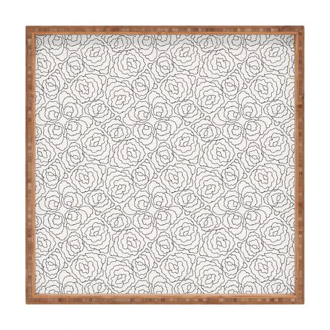 Holli Zollinger VELVET FLORAL Square Tray