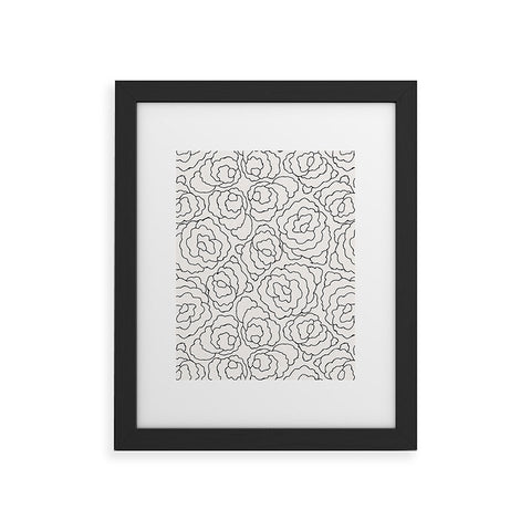 Holli Zollinger VELVET FLORAL Framed Art Print