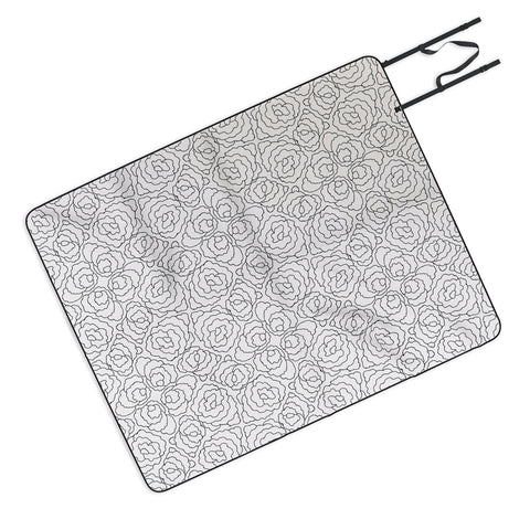 Holli Zollinger VELVET FLORAL Picnic Blanket