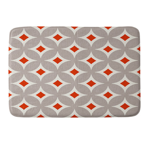 Holli Zollinger Vermillion Diamond Memory Foam Bath Mat