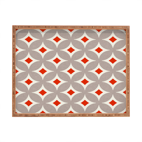 Holli Zollinger Vermillion Diamond Rectangular Tray