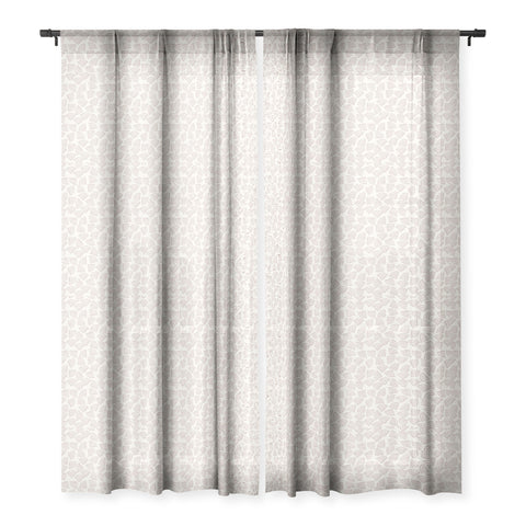 Holli Zollinger WILDFLOWER SEEDS Sheer Window Curtain