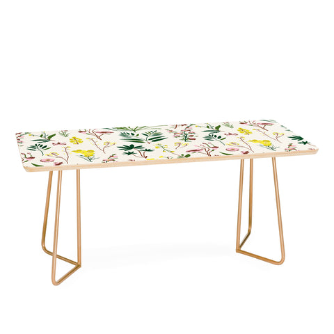 Holli Zollinger WILDFLOWER STUDY LIGHT Coffee Table