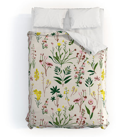 Holli Zollinger WILDFLOWER STUDY LIGHT Duvet Cover