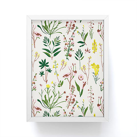 Holli Zollinger WILDFLOWER STUDY LIGHT Framed Mini Art Print