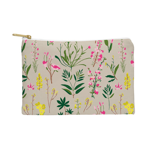 Holli Zollinger WILDFLOWER STUDY NEUTRAL Pouch