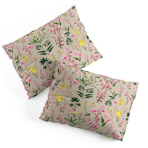 Holli Zollinger WILDFLOWER STUDY NEUTRAL Pillow Shams