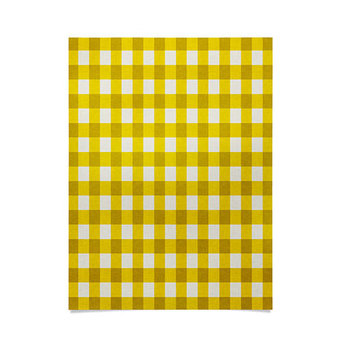 Holli Zollinger Yellow Gingham Poster