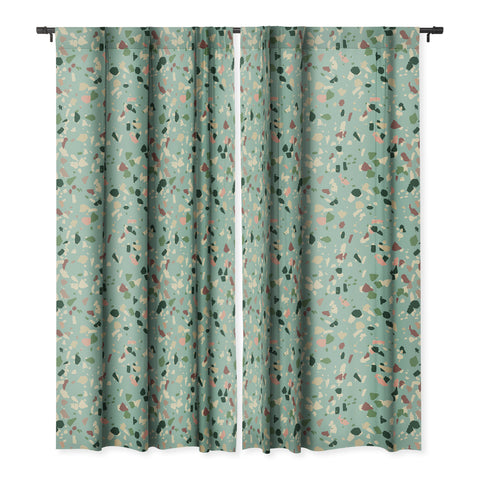 Holli Zollinger ZARAH TERRAZZO Blackout Window Curtain