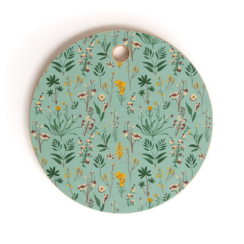 Holli Zollinger ZARAH WILDFLOWER Cutting Board Round