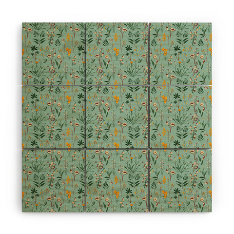 Holli Zollinger ZARAH WILDFLOWER Wood Wall Mural