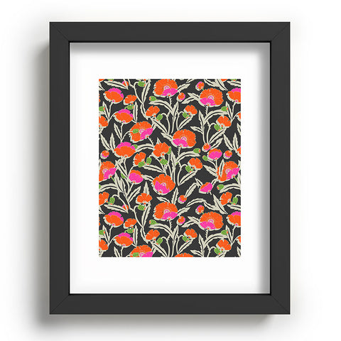 Holli Zollinger Zebrini Floral Recessed Framing Rectangle