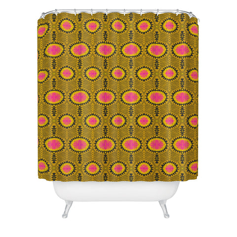 Holli Zollinger Zebrini Tribal Mambo Shower Curtain