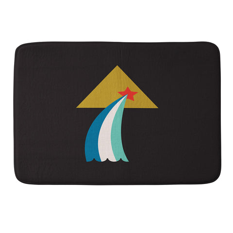 Holli Zollinger ZODIAC AQUARIUS Memory Foam Bath Mat