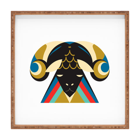 Holli Zollinger ZODIAC ARIES Square Tray