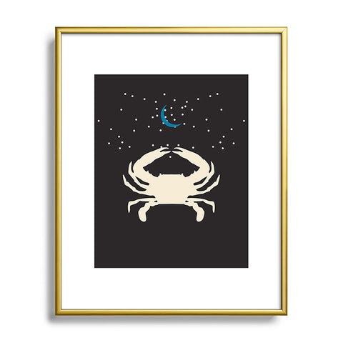 Holli Zollinger ZODIAC CANCER Metal Framed Art Print