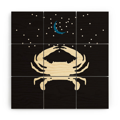 Holli Zollinger ZODIAC CANCER Wood Wall Mural