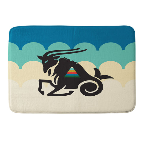 Holli Zollinger ZODIAC CAPRICORN Memory Foam Bath Mat