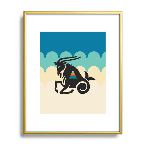 Holli Zollinger ZODIAC CAPRICORN Metal Framed Art Print