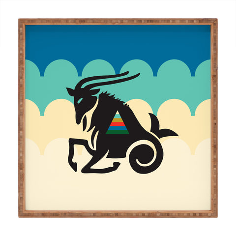 Holli Zollinger ZODIAC CAPRICORN Square Tray