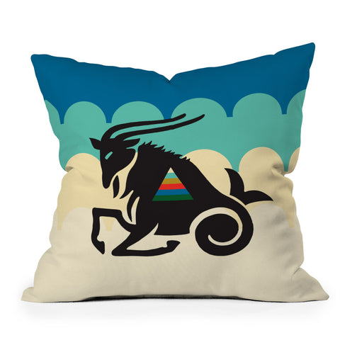 Holli Zollinger ZODIAC CAPRICORN Throw Pillow