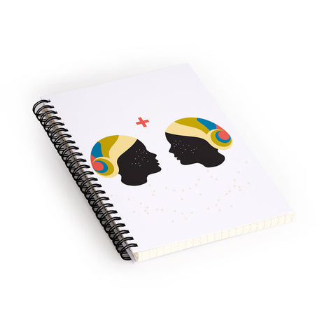 Holli Zollinger ZODIAC GEMINI Spiral Notebook