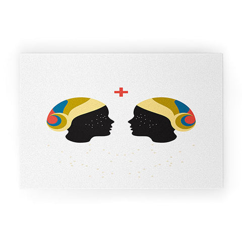 Holli Zollinger ZODIAC GEMINI Welcome Mat