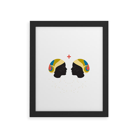 Holli Zollinger ZODIAC GEMINI Framed Art Print