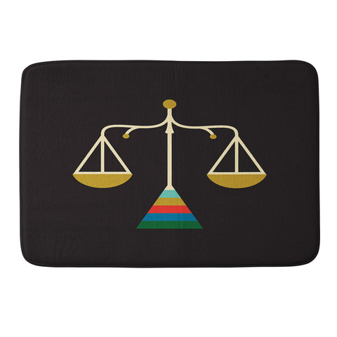 Holli Zollinger ZODIAC LIBRA Memory Foam Bath Mat