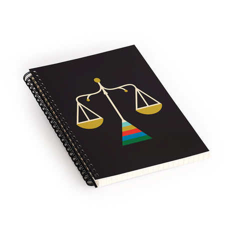 Holli Zollinger ZODIAC LIBRA Spiral Notebook