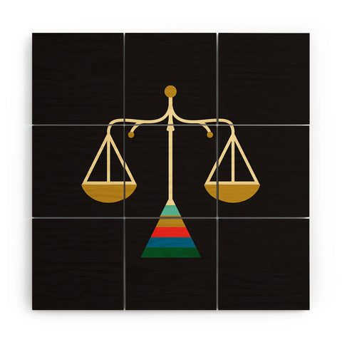 Holli Zollinger ZODIAC LIBRA Wood Wall Mural