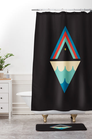 Holli Zollinger ZODIAC PISCES Shower Curtain And Mat