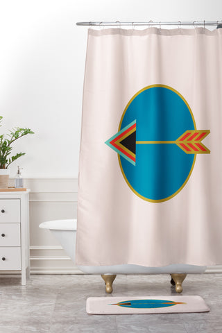Holli Zollinger ZODIAC SAGITTARIUS Shower Curtain And Mat